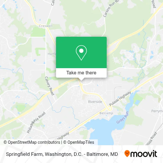 Springfield Farm map