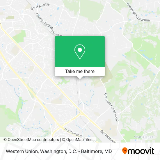 Western Union map