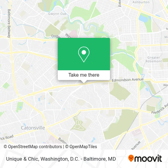 Unique & Chic map