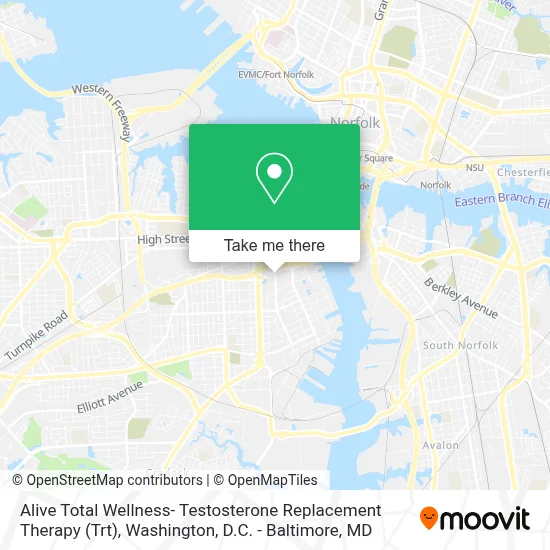 Alive Total Wellness- Testosterone Replacement Therapy (Trt) map