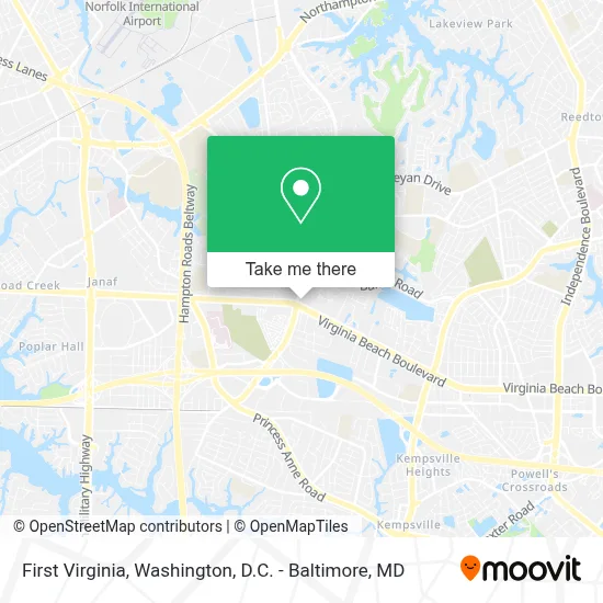 First Virginia map