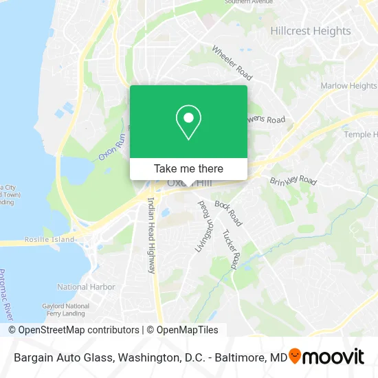Bargain Auto Glass map
