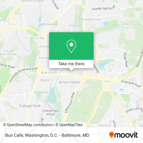 Bun Cafe map