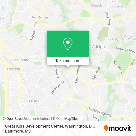 Great Kids Development Center map