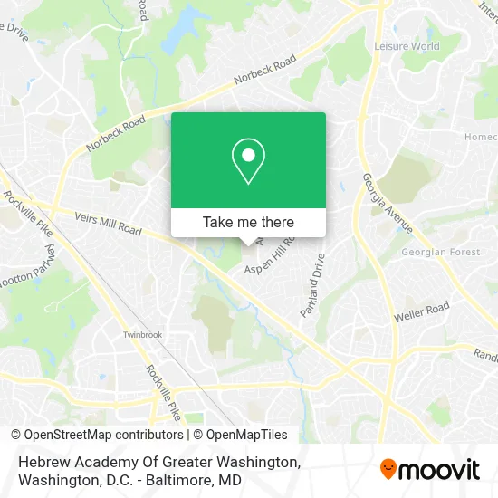 Hebrew Academy Of Greater Washington map