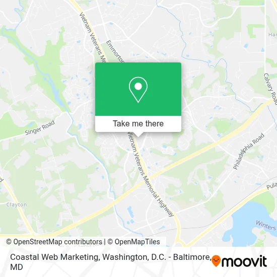 Coastal Web Marketing map