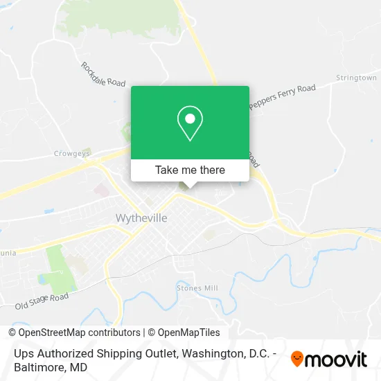 Ups Authorized Shipping Outlet map
