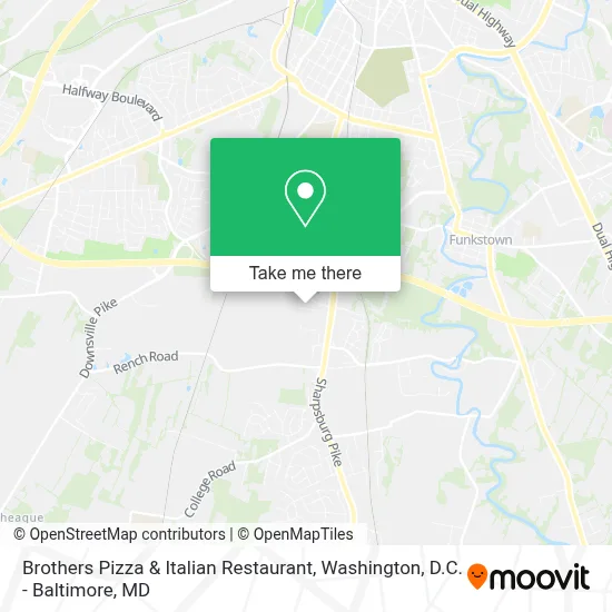 Brothers Pizza & Italian Restaurant map
