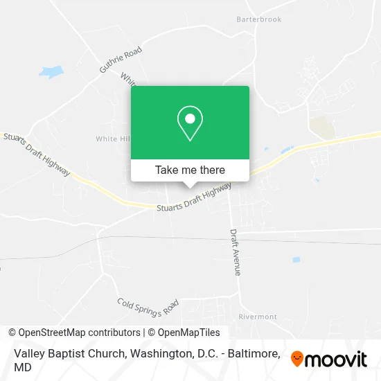 Valley Baptist Church map
