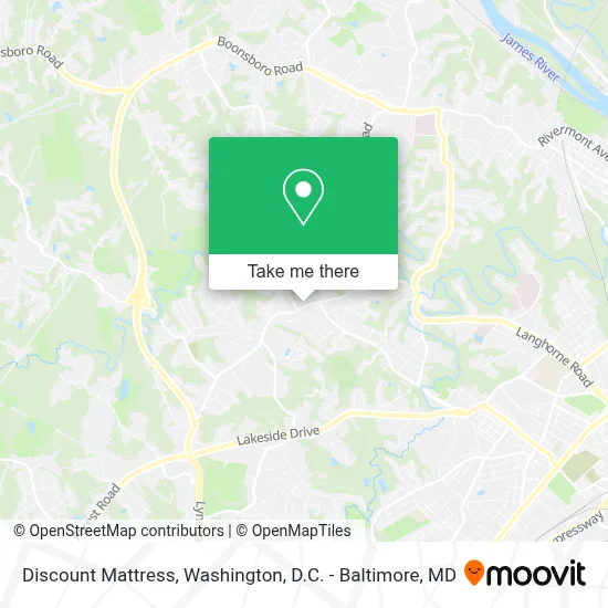 Discount Mattress map