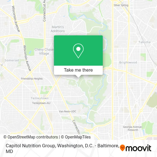 Capitol Nutrition Group map