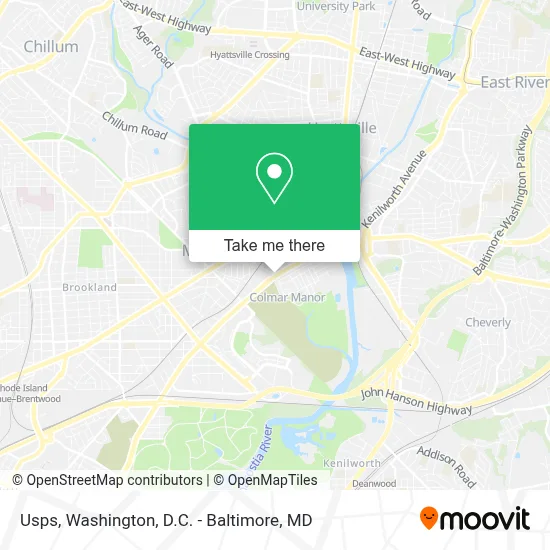 Usps map