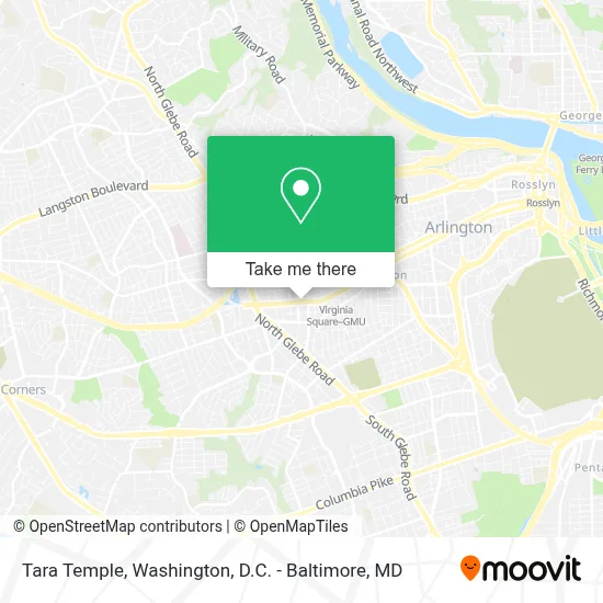 Tara Temple map