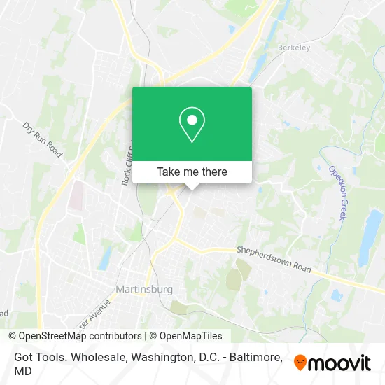 Got Tools. Wholesale map