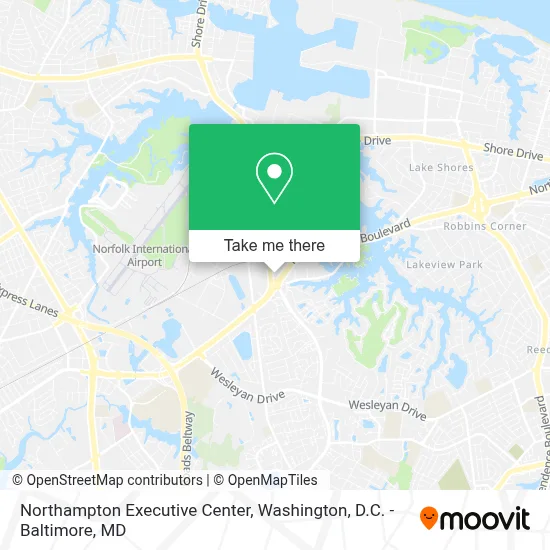 Northampton Executive Center map