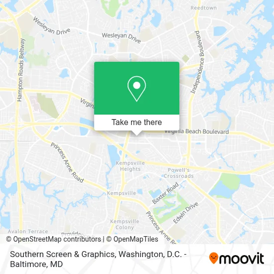 Southern Screen & Graphics map