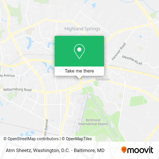 Atm Sheetz map