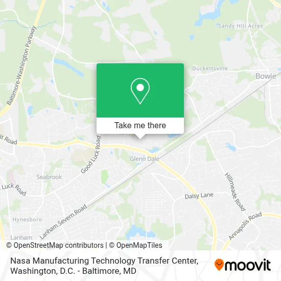 Nasa Manufacturing Technology Transfer Center map