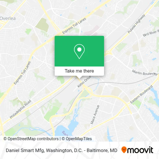 Daniel Smart Mfg map