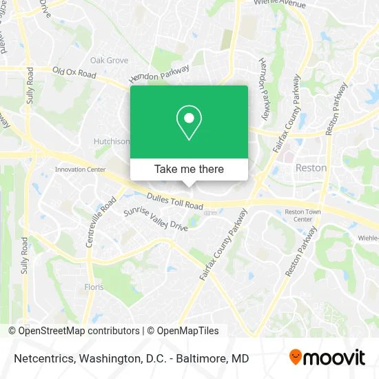 Netcentrics map