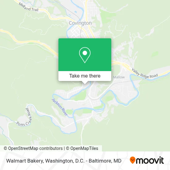 Walmart Bakery map