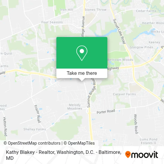 Kathy Blakey - Realtor map