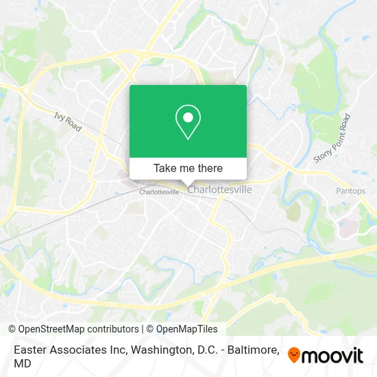 Easter Associates Inc map