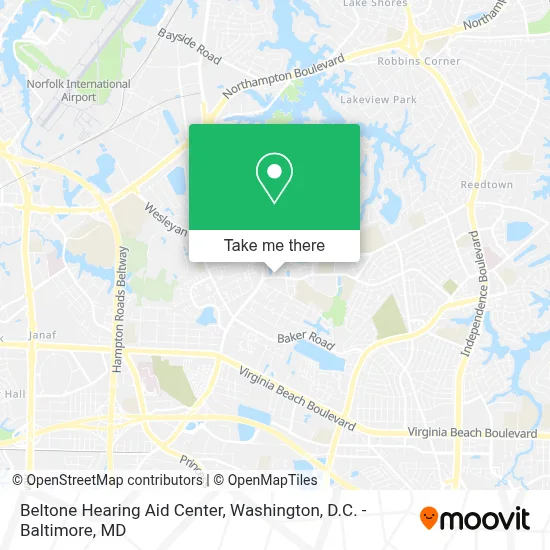 Beltone Hearing Aid Center map