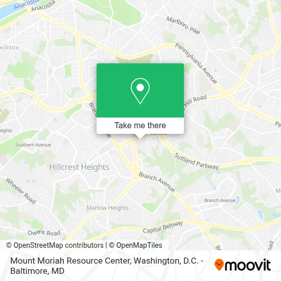 Mount Moriah Resource Center map
