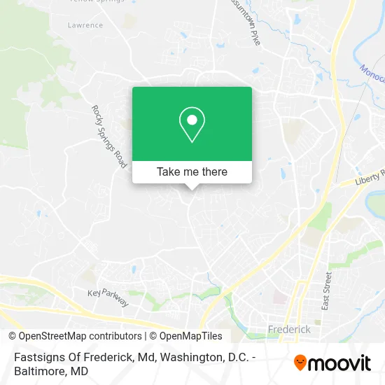 Fastsigns Of Frederick, Md map