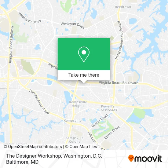 The Designer Workshop map