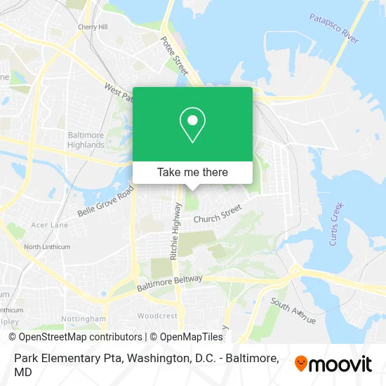 Park Elementary Pta map