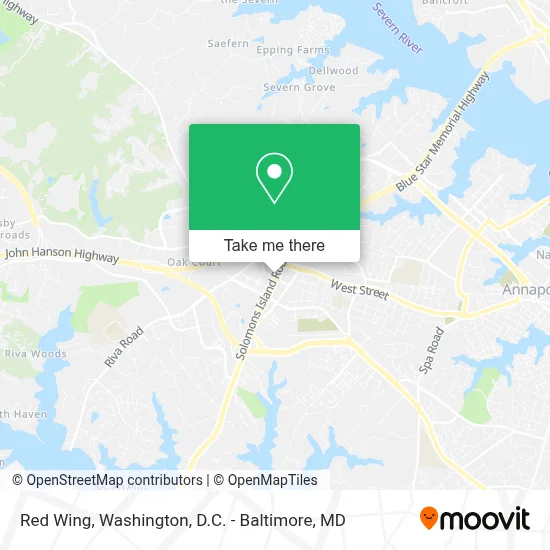 Red Wing map