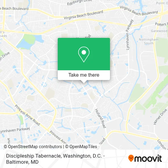 Discipleship Tabernacle map