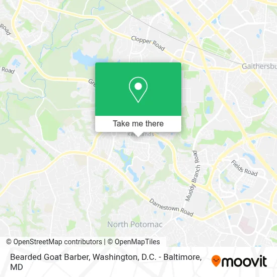 Bearded Goat Barber map