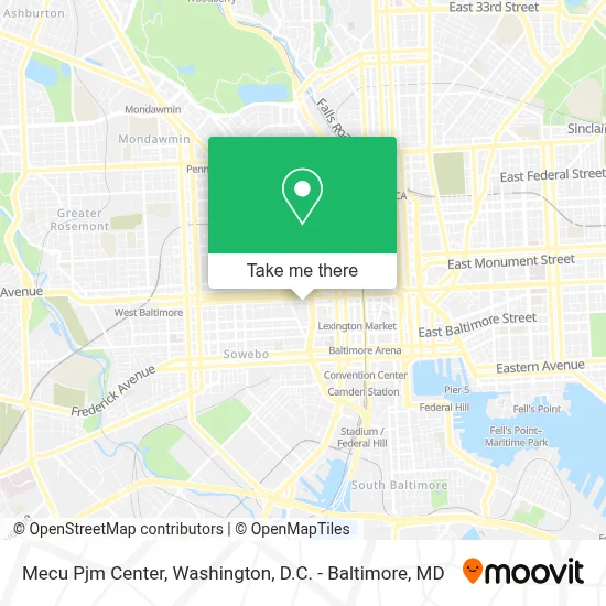 Mecu Pjm Center map