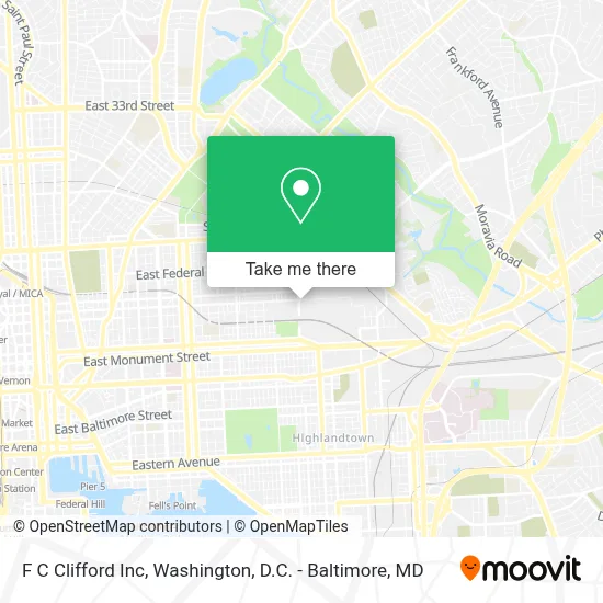 F C Clifford Inc map