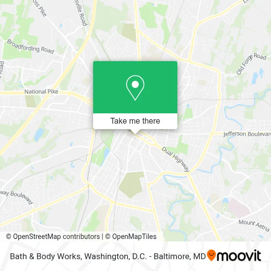 Bath & Body Works map