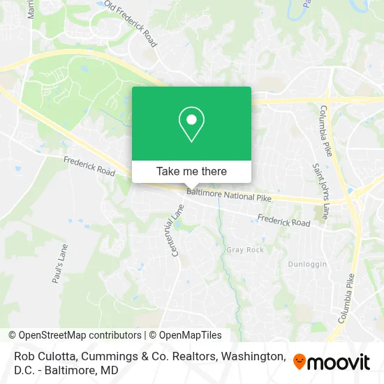 Rob Culotta, Cummings & Co. Realtors map