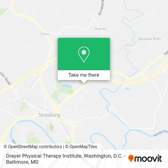 Drayer Physical Therapy Institute map