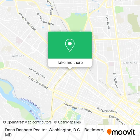 Dana Denham Realtor map