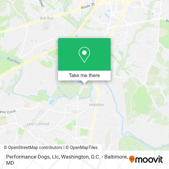 Performance Dogs, Llc map