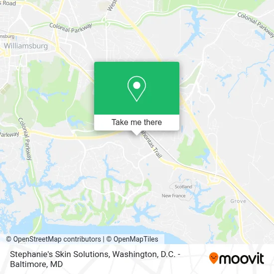 Stephanie's Skin Solutions map