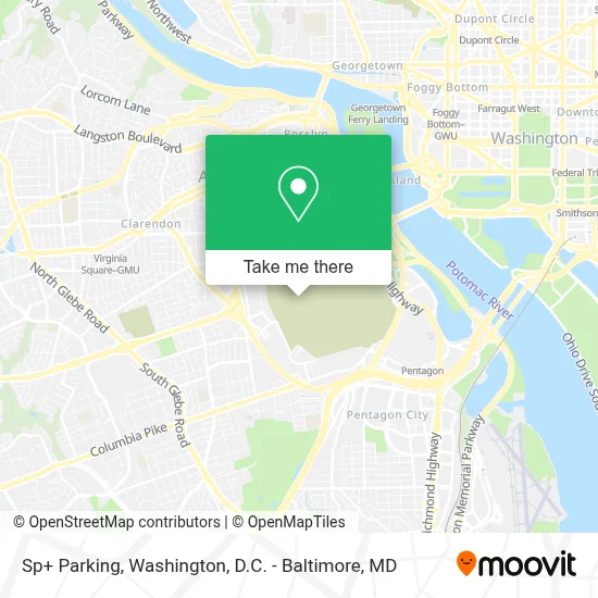 Sp+ Parking map