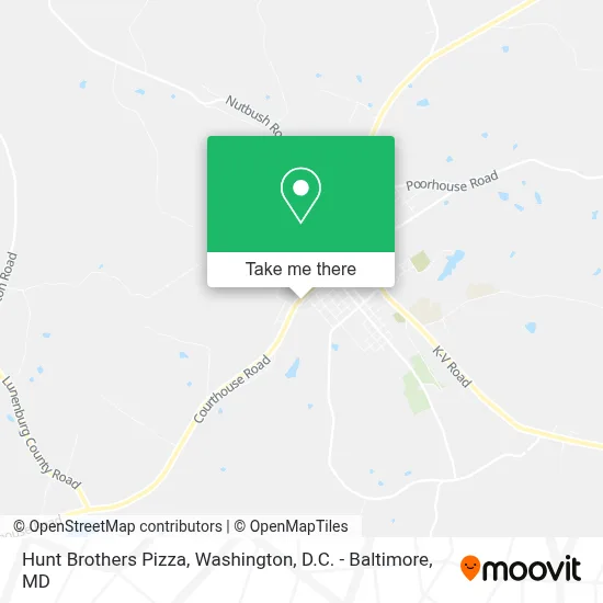 Hunt Brothers Pizza map