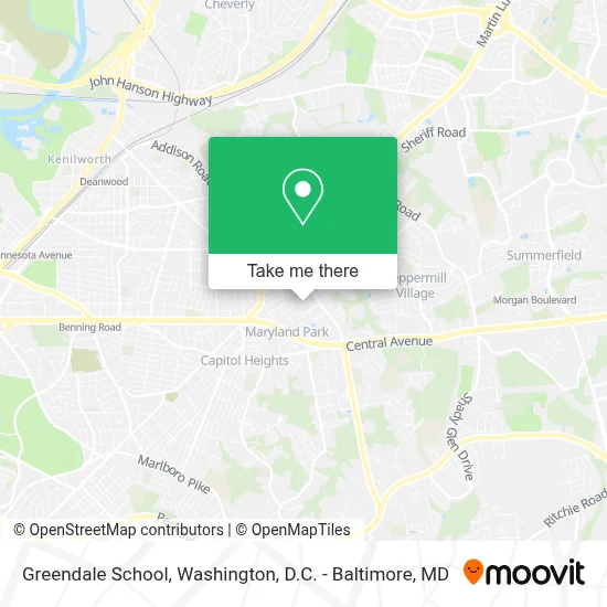 Greendale School map