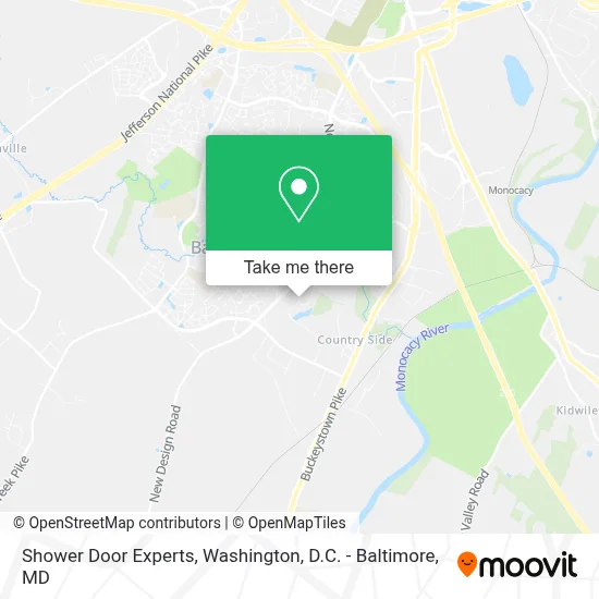 Shower Door Experts map