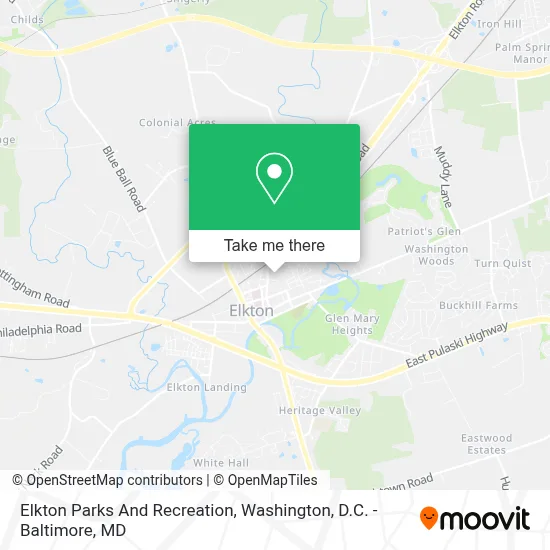 Elkton Parks And Recreation map