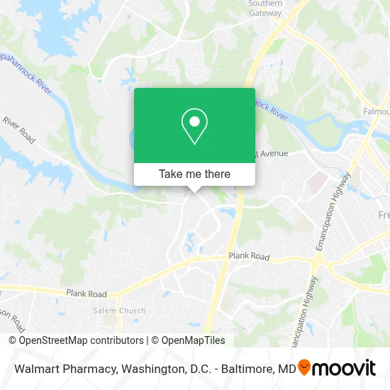 Walmart Pharmacy map