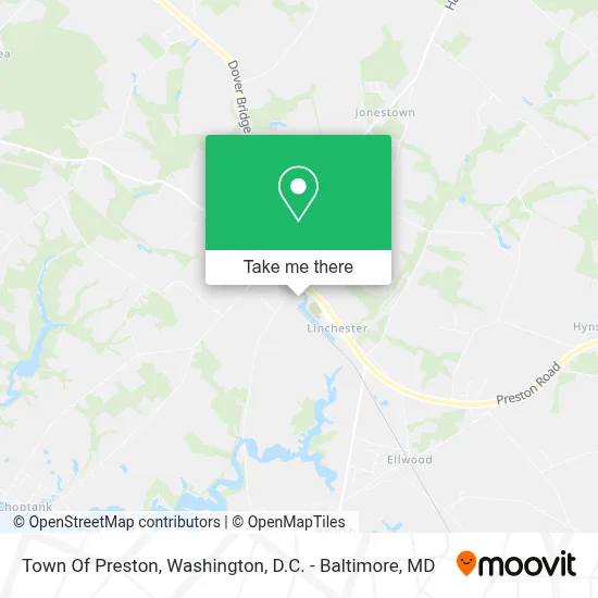 Town Of Preston map